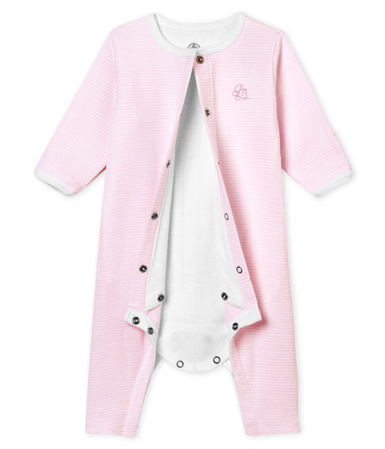 Unisex lang/ärmelig Baby Strampler mit Aufschrift /„Born to Play Tennis/“